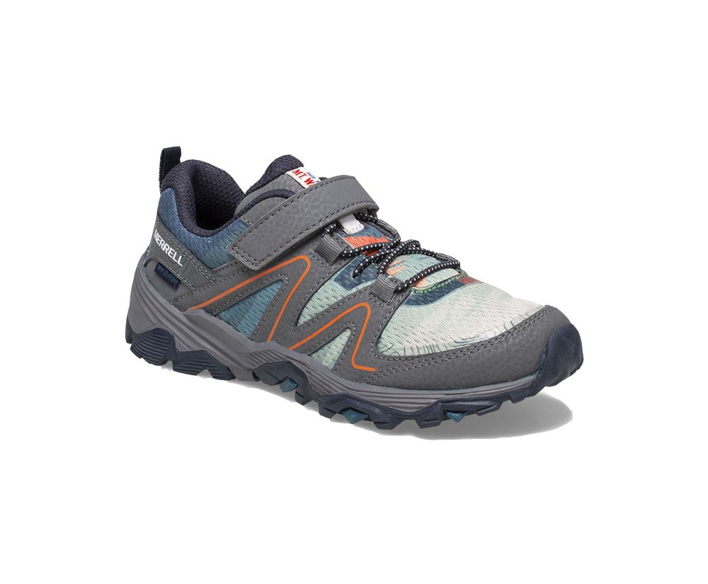 Merrell Sneakers Grey - Trail Quest Print - Kids 85GSHIUBO